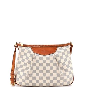 Louis Vuitton Siracusa Handbag Damier PM