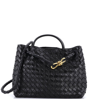 Bottega Veneta Andiamo Top Handle Bag Intrecciato Nappa Medium