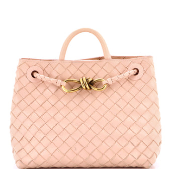 Bottega Veneta Andiamo Top Handle Bag Intrecciato Nappa Small