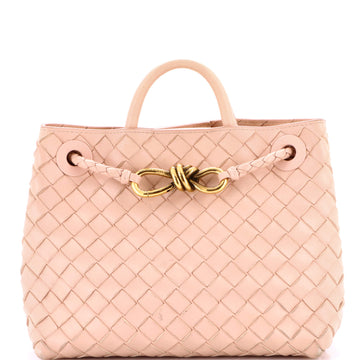 Bottega Veneta Andiamo Top Handle Bag Intrecciato Nappa Small