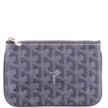 Goyard Senat Zip Pouch Coated Canvas Mini