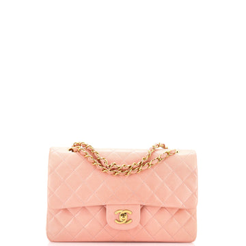 Chanel Vintage Classic Double Flap Bag Quilted Lambskin Medium
