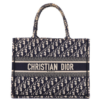 Christian Dior Book Tote Oblique Canvas Medium
