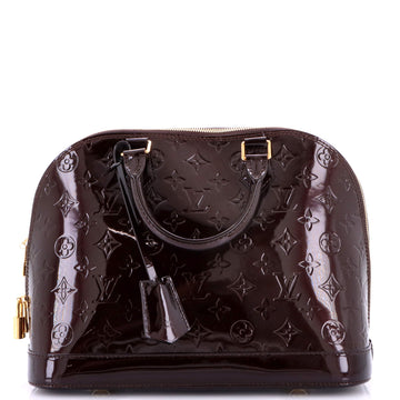 Louis Vuitton Alma Handbag Monogram Vernis PM