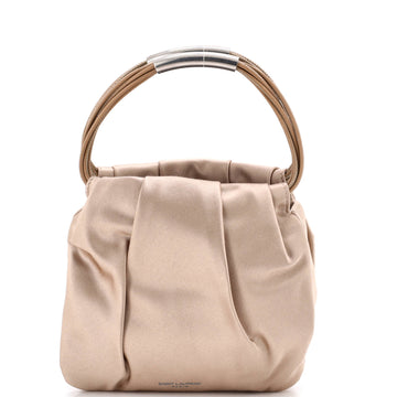 Saint Laurent Pochon Top Handle Bag Satin Mini
