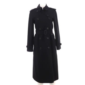 Burberry Women's Kensington Mid-Length Trench Coat Cotton