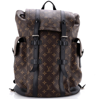 Louis Vuitton Christopher Backpack Macassar Monogram Canvas MM