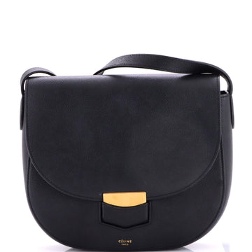 Celine Trotteur Crossbody Bag Grainy Leather Medium