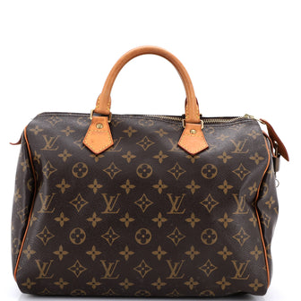 Louis Vuitton Speedy Handbag Monogram Canvas 30