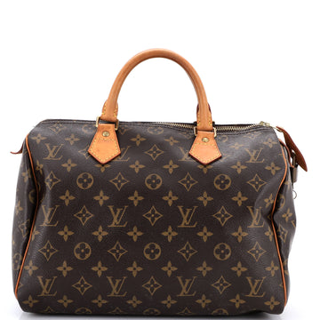 Louis Vuitton Speedy Handbag Monogram Canvas 30
