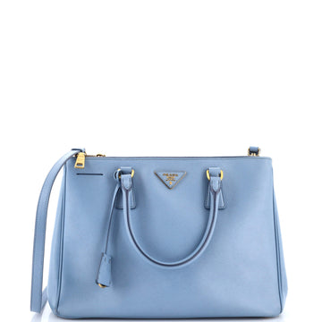Prada Double Zip Lux Tote Saffiano Leather Medium