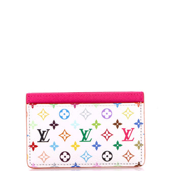 Louis Vuitton x Takashi Murakami Card Holder Monogram Multicolor with Leather