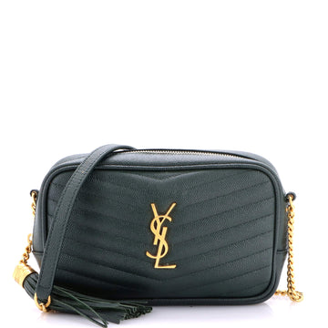 Saint Laurent LouLou Crossbody Bag Matelasse Chevron Leather Mini