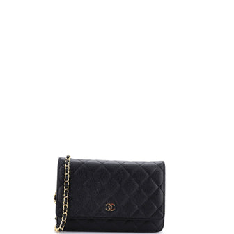 Chanel Wallet on Chain Quilted Caviar
