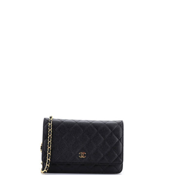Chanel Wallet on Chain Quilted Caviar