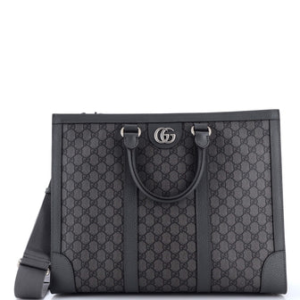 Gucci Ophidia Convertible Open Tote GG Coated Canvas Large