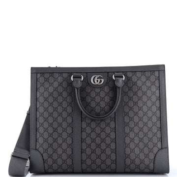 Gucci Ophidia Convertible Open Tote GG Coated Canvas Large