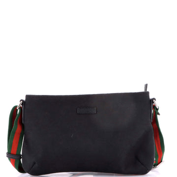 Gucci Web Strap Messenger Bag GG Canvas Small