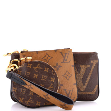 Louis Vuitton Trio Pouch Set Reverse Monogram Giant