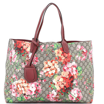 Gucci Reversible Tote Blooms GG Print Leather Large