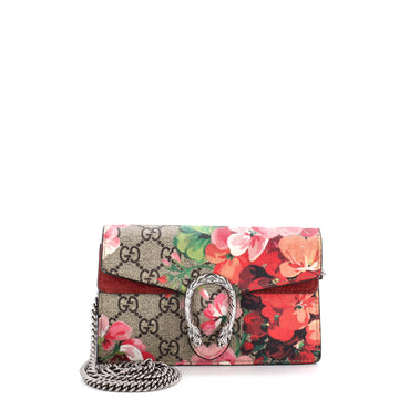 Gucci Dionysus Bag Blooms Print GG Coated Canvas Super Mini