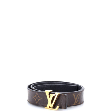 Louis Vuitton LV Iconic Reversible Belt Monogram Canvas and Leather Medium