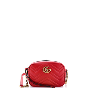 Gucci GG Marmont Shoulder Bag Matelasse Leather Mini