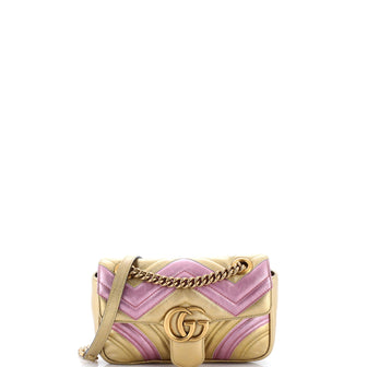 Gucci GG Marmont Flap Bag Matelasse Leather Mini