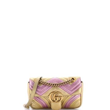 Gucci GG Marmont Flap Bag Matelasse Leather Mini