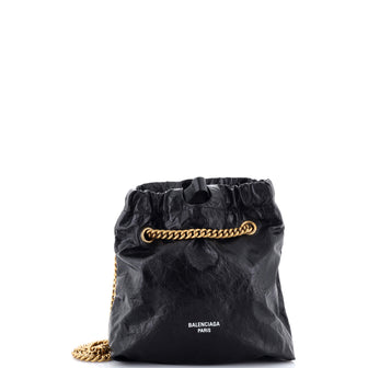 Balenciaga Crush Chain Tote Leather Small