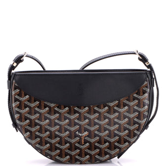 Goyard Hirondelle Shoulder Bag Coated Canvas and Leather