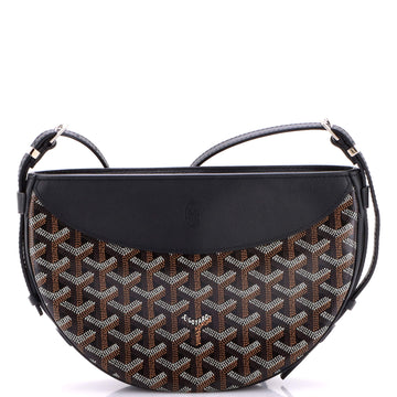 Goyard Hirondelle Shoulder Bag Coated Canvas and Leather