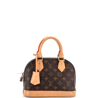 Louis Vuitton Alma Handbag Monogram Canvas BB