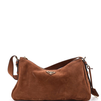 Prada Aimee Shoulder Bag Nubuck Large