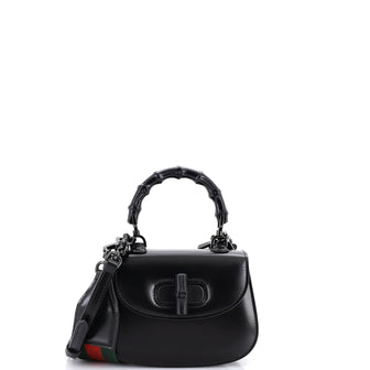 Gucci Bamboo 1947 Top Handle Bag Leather Mini