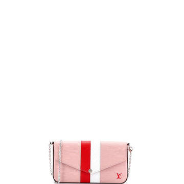 Louis Vuitton Felicie Pochette Limited Edition Stripes Epi Leather