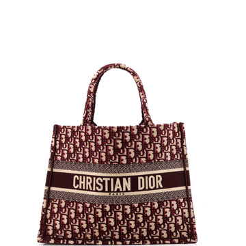 Christian Dior Book Tote Oblique Canvas Medium