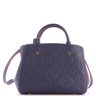 Louis Vuitton Montaigne Handbag Monogram Empreinte Leather BB