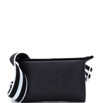 Hermes Videpoches Bag with Multicolor Strap Togo