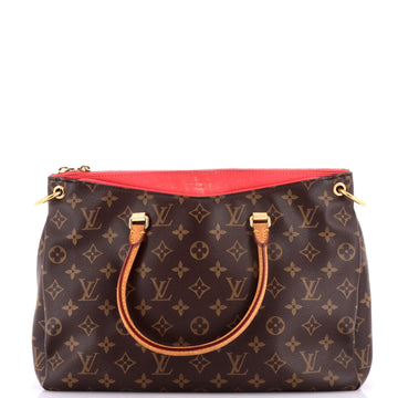 Louis Vuitton Pallas Tote Monogram Canvas with Leather