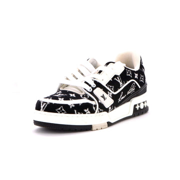 Louis Vuitton Women's LV Trainer Sneakers Monogram Velvet