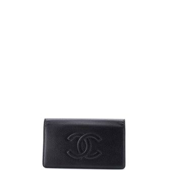 Chanel Timeless L-Yen Wallet Caviar Long