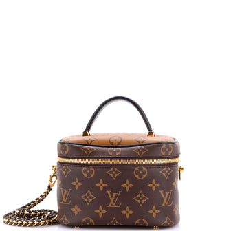 Louis Vuitton Vanity Handbag Reverse Monogram Canvas PM