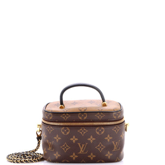 Louis Vuitton Vanity Handbag Reverse Monogram Canvas PM