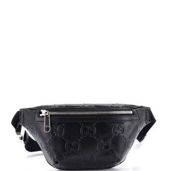 Gucci Belt Bag GG Embossed Perforated Leather Small