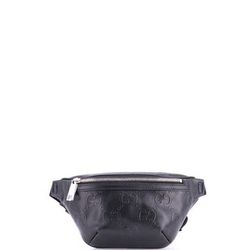 Gucci Belt Bag GG Embossed Perforated Leather Small