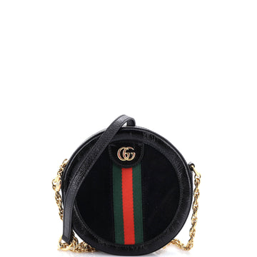 Gucci Ophidia Round Shoulder Bag Suede Mini