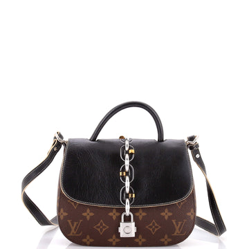 Louis Vuitton Chain It Handbag Monogram Canvas with Leather PM