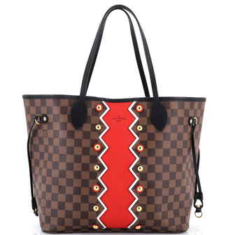 Louis Vuitton Neverfull NM Tote Limited Edition Damier Karakoram MM