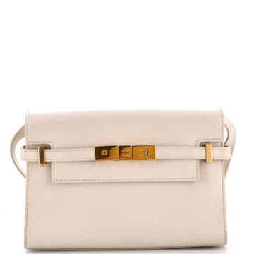 Saint Laurent Manhattan Shoulder Bag Leather Small